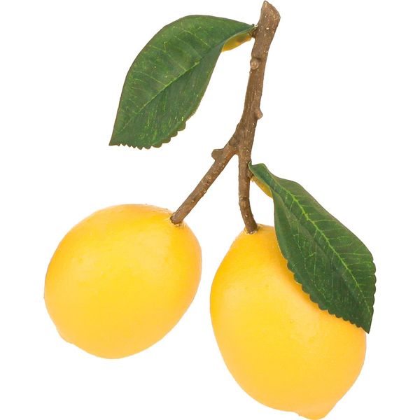 Ramoscelli Decorativi Con Limoni Per La Decorazione Della Tavola E Del Soggiorno, 3 Pezzi-image