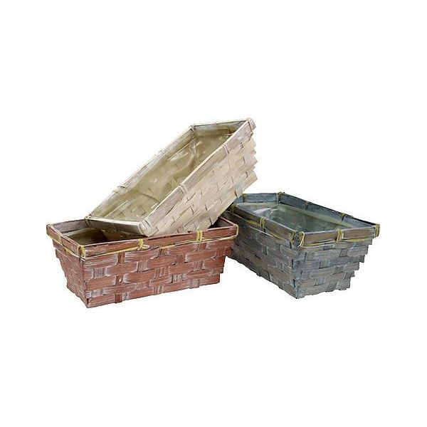 Set Di 8 Cesti Decorativi Per Piante Bianche, Grigie E Marroni, 20X11 Cm, Per Piante Da Appartamento Ed Erbe Aromatiche-image