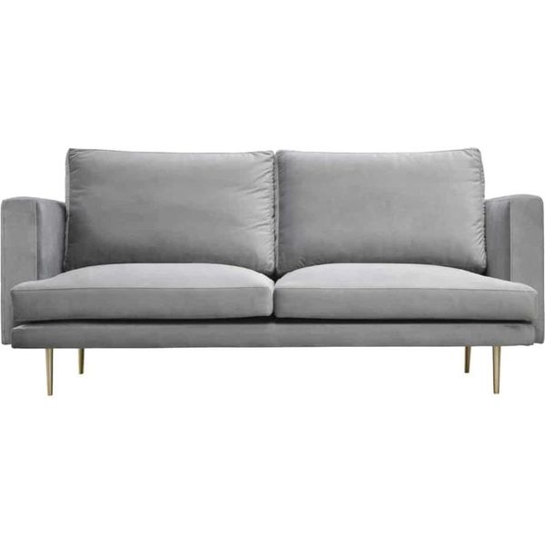 Divano Grigio A Tre Posti Design Per Il Soggiorno Divani Imbottiti Divani Italiani-image