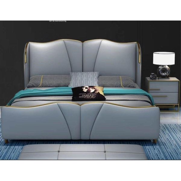 Design Blu 2X Comodino Tavolini Camera Da Letto Legno Console Di Lusso-image