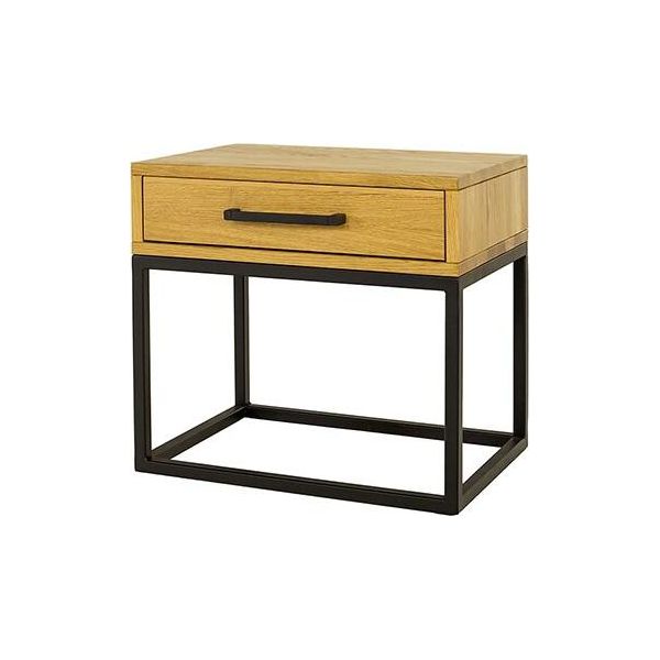 Comodino Comodino Cassettiera Tavolino Consolle Legno Metallo Consolle Nuovo-image