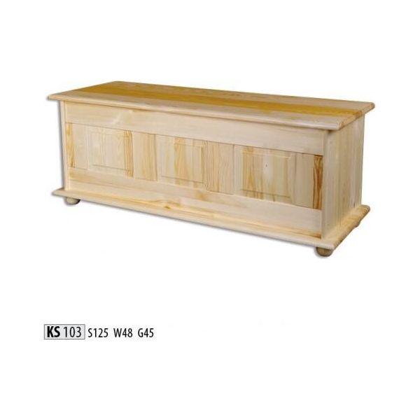 Scatola Di Immagazzinaggio In Legno Massiccio Coperchio Della Scatola Di Pino Fatto A Mano Scatole 125X45-image