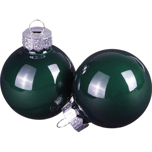 Verde Mini Baubles Natale Vetro 3Cm 22Pcs Decorazioni Albero Di Natale-image
