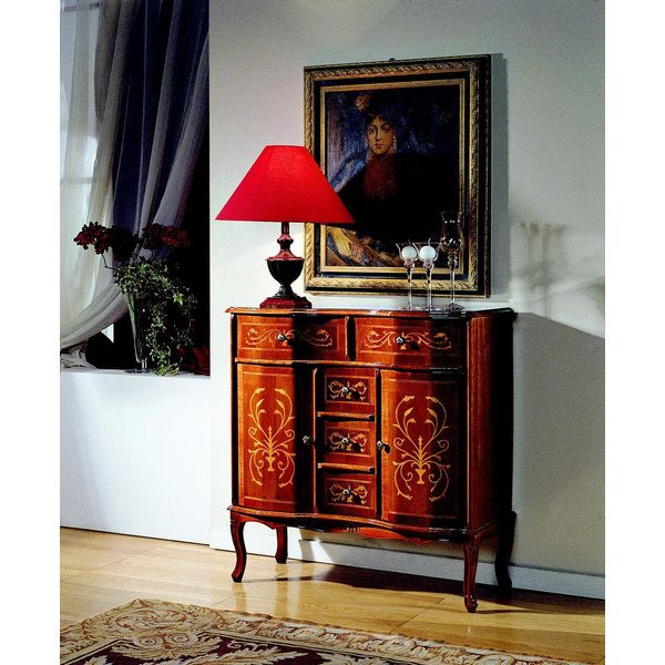 Cassettiera Di Design Barocca Armadi In Legno Mobili Italiani Credenza Nuova-image