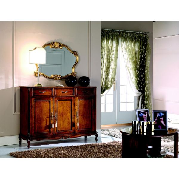 Mobili Italiani In Stile Barocco Cassettiera Armadio Armadi Design Credenza Legno Nuovo-image