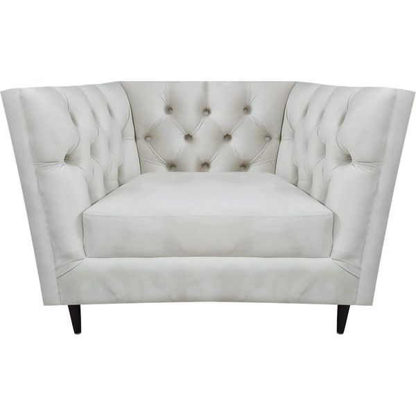 Poltrona Di Lusso Soggiorno Imbottitura In Pelle Sedile Mobili Chesterfield Nuovo-image
