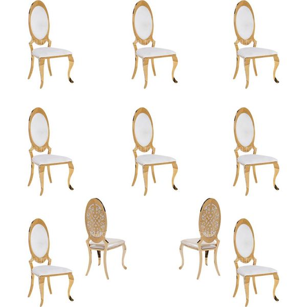 Design 8X Gruppo Sedie Set Imbottitura Sala Da Pranzo Set Sedie Poltrona-image