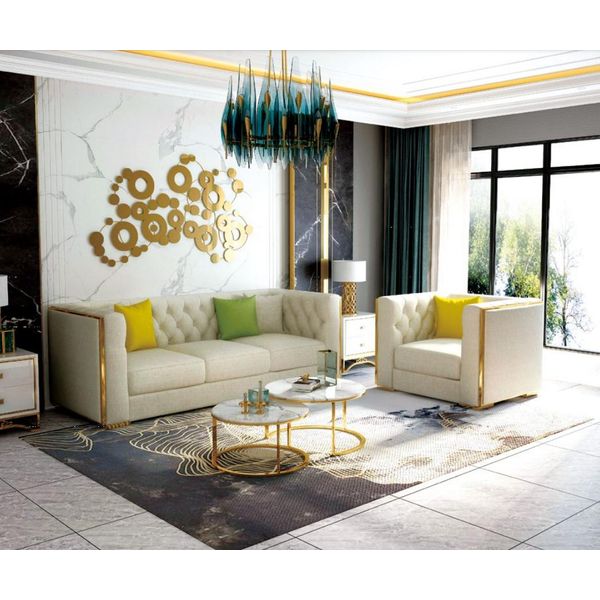 Divano Set Zona Giorno Design Set Di Divani Moderni 321 Divani Chesterfield-image
