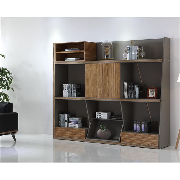 Arredamento Per Ufficio Mobili Di Lusso - Schedario Scaffale Pratica Studio Legale Armadio Vetrina-image