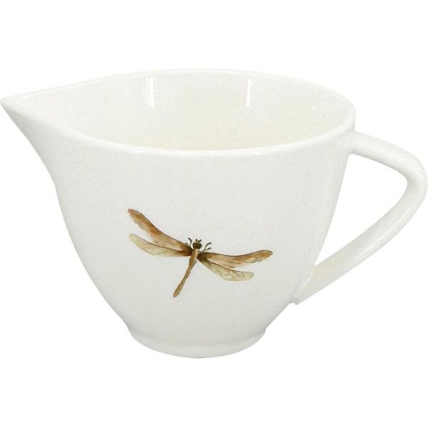 Lattiera In Porcellana Dragonfly 150Ml, Verde/Marrone-image