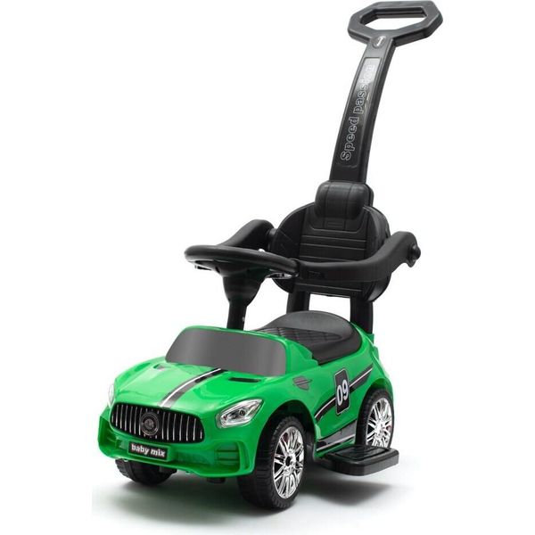 Baby Mix Sdraietta Per Bambini Con Suono E Barra Guida Racer, Verde-image