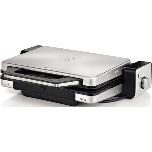 Wmf Lono Contact Grill 2 Piastre In Alluminio Fuso 2100 Watt Cromargan Opaco-image