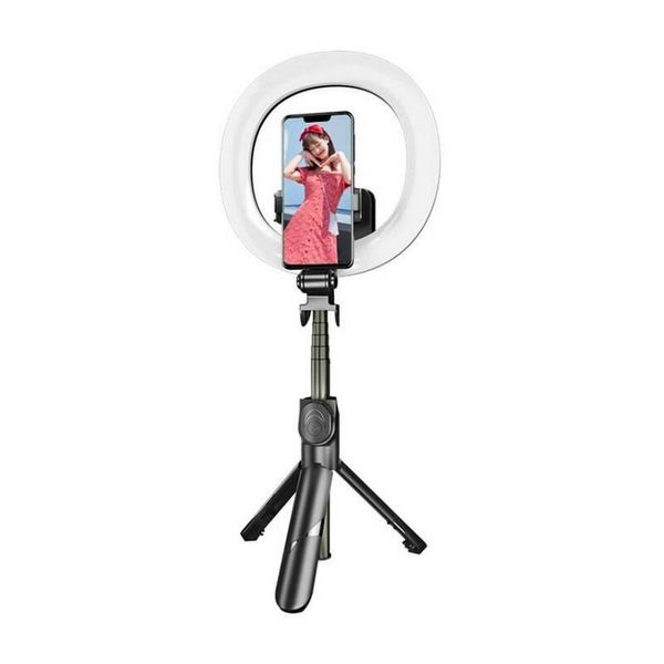 Selfie Stick/ Tripod Puluz With Led Light Ring-image