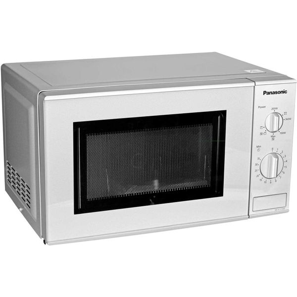 Microonde Panasonic NN-K 121 Mmepg Con Grill, Spazio Di Cottura 20 Litri, Argento-image