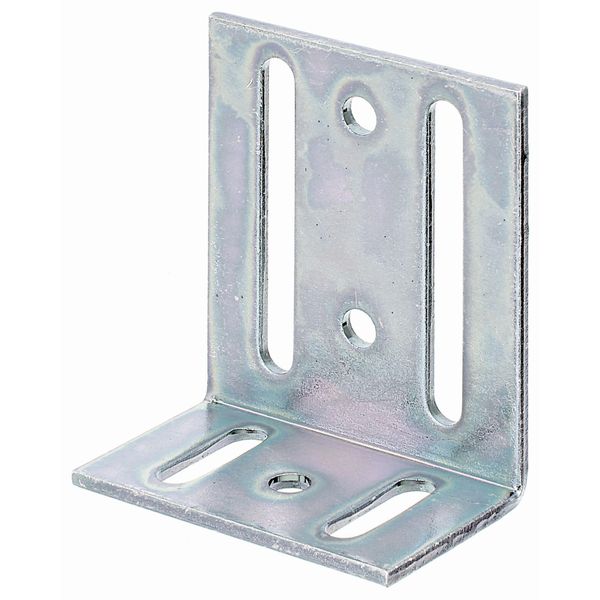 Alberts 847609 Staffa Regolabile, Con Foro Asolato, Zincata, Passivata A Film Spesso, 40 X 77 X 65 Mm, Set Da 25-image