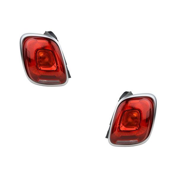 Johns, Fanale Posteriore Combinato Adatto Per Fiat 500X -334 09/14-08/18 Set Destro E Sinistro 52022742 52022739-image