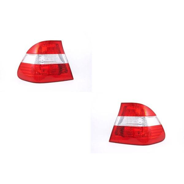 Johns, Fanale Posteriore Fanale Posteriore Adatto Per Bmw Serie 3 E46 09/2001-02/05 Set Esterno Sinistro Re 63216910531 63216946535 6910531 6946535 63216910532 6321694653-image