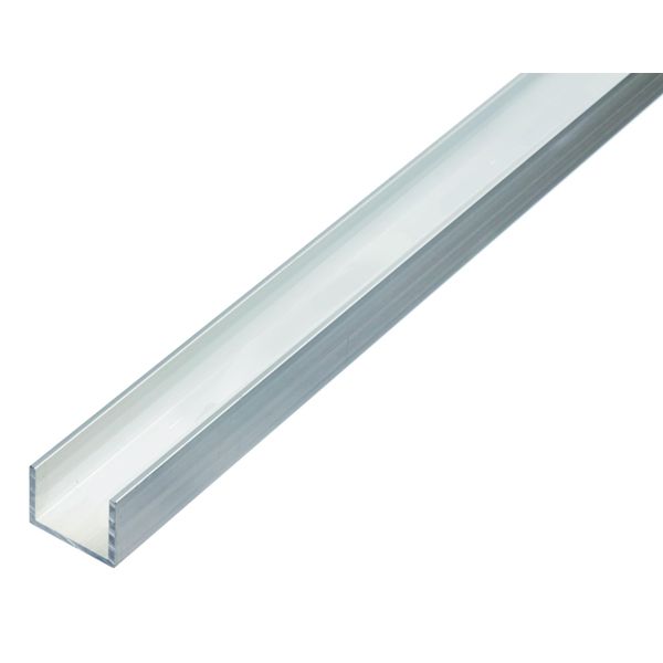 Alberts 499792 Profilo A U, Alluminio, Naturale, 1000 X 15 X 10 Mm, Set Da 6-image