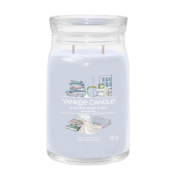 Yankee Candle - Candela Firmata A Calm & Quiet Place - Candela Profumata 567,0G-image