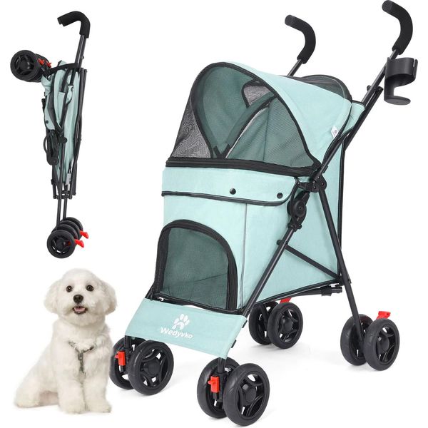 Trasportino Per Animali Domestici, Design Leggero, Rete Traspirante, Blu Verde-image