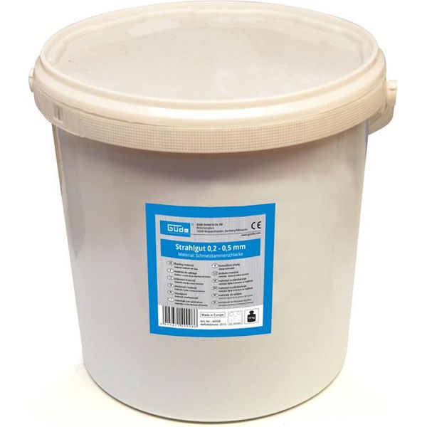 Materiale Per Sabbiatura 0,2 - 0,5 Mm GüDe 15 Kg Per Sabbiatrici Ad Aria Compressa-image