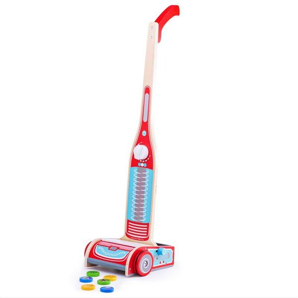 Bigjigs Toys Aspirapolvere A Bastone-image