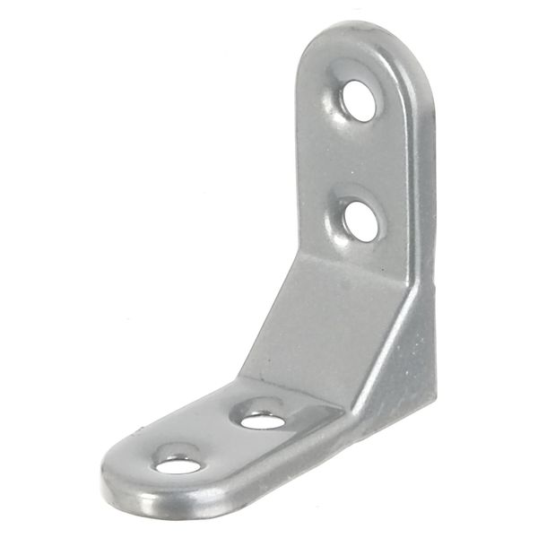 Alberts 858575 Staffa Decorativa, Goffrata, Alluminio Grigio Plastificato, 50 X 50 X 20 Mm, Set Da 20-image