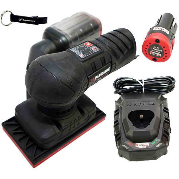 Parkside Performance® Levigatrice Orbitale A Batteria 12 V Passp 12-Li / Incl. Batteria (2 Ah) E Caricabatteria (2,4 A)-image