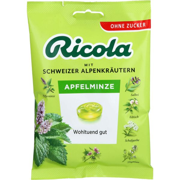 Ricola Caramelle Svizzere Alla Menta Senza Zucchero Fresche E Fruttate 75G-image