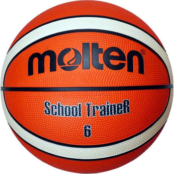 Pallone Da Allenamento Molten Basket B6G-ST Arancione Avorio Taglia 6-image