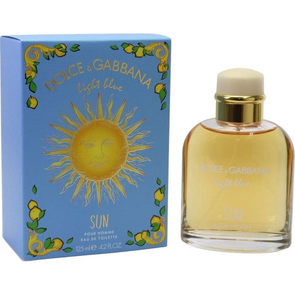 Dolce & Gabbana Light Blue For Men Sun 125Ml Eau Du Toilette Spray-image