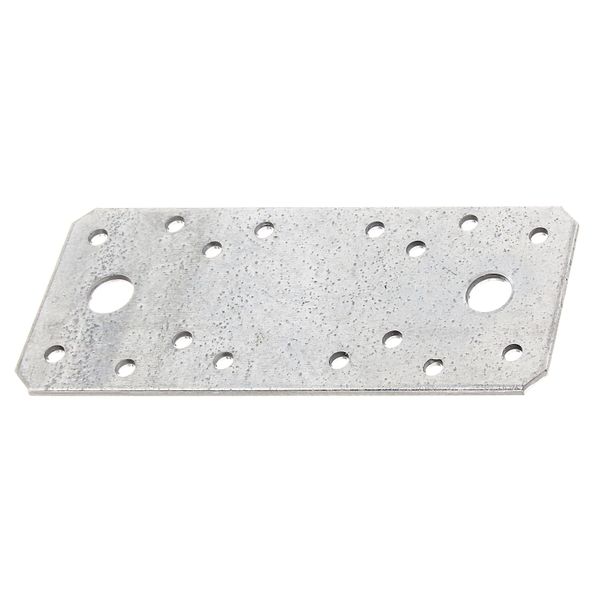 Alberts 339050 Connettore Piatto, Zincato Sendzimir, 133 X 55 Mm, Set Da 15-image