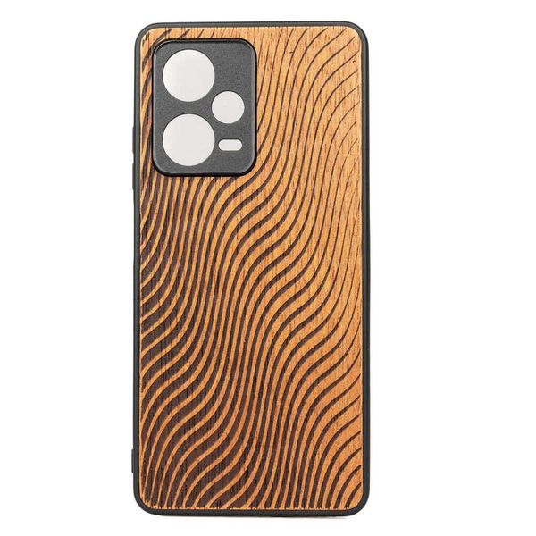 Custodia In Legno Per Xiaomi Redmi Note 12 5G, Bewood Merbauwellen-image