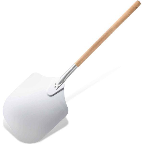 Fmprofessional Pala Per Pizza, Realizzata In Alluminio, Dimensioni Ø 32 Cm, 91 Cm-image
