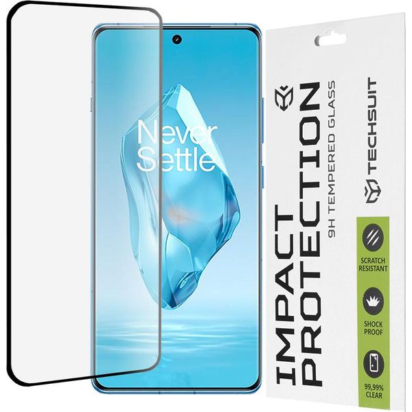 Techsuit Vetro Protettivo A Schermo Intero 111D Per Oneplus 12R - Nero KP30905-image