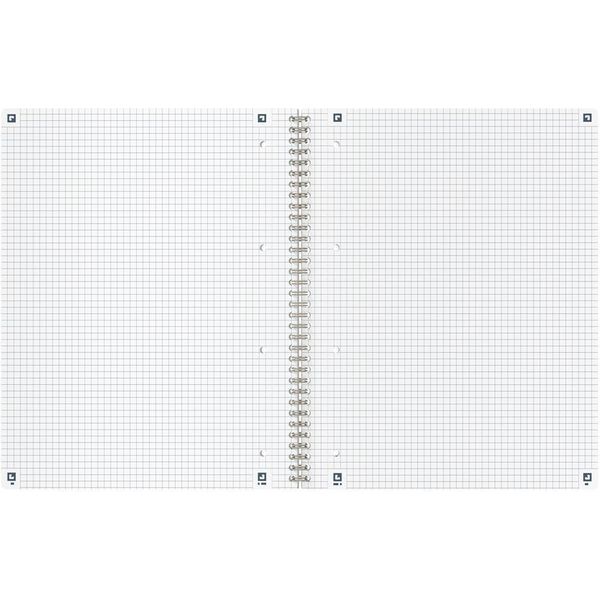 Quaderno Oxford Origins 400150007 A4+ 70 Fogli A Scacchiera Blu-image