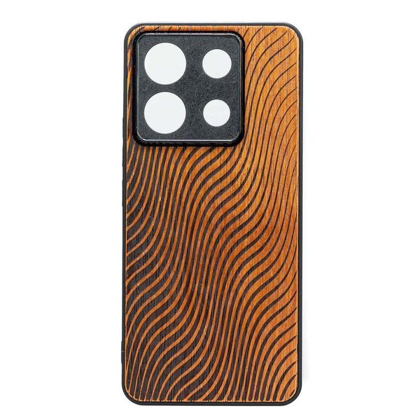 Custodia In Legno Per Xiaomi Redmi Note 13 Pro 5G, Bewood Merbauwellen-image