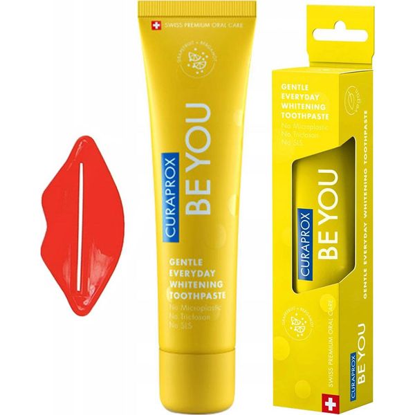 Curaprox Dentifricio Be You Pompelmo Bergamotto 60Ml Con Spremiagrumi Vegan-image