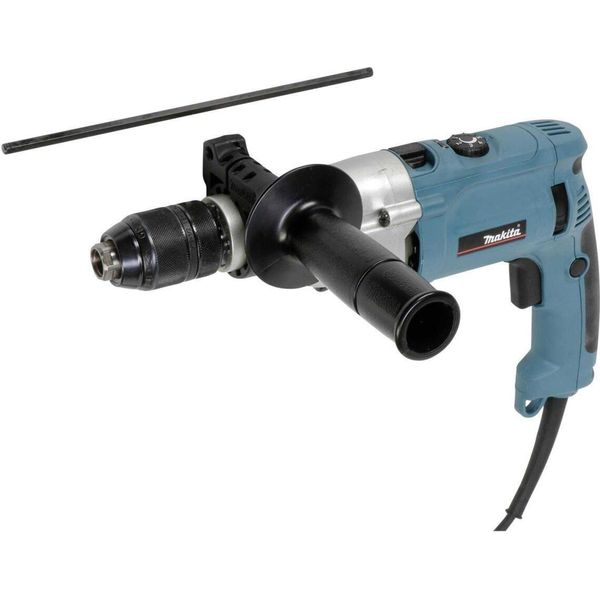Makita HP2071J - Trapano A Percussione - 1010 W - 2 Velocità - Mandrino Autocentrante 13 Mm-image
