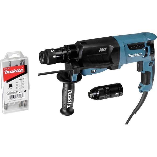 Makita HR2631FT13 - Trapano A Percussione Rotante - 800 W - Sds-Plus - 2,4 Joule-image