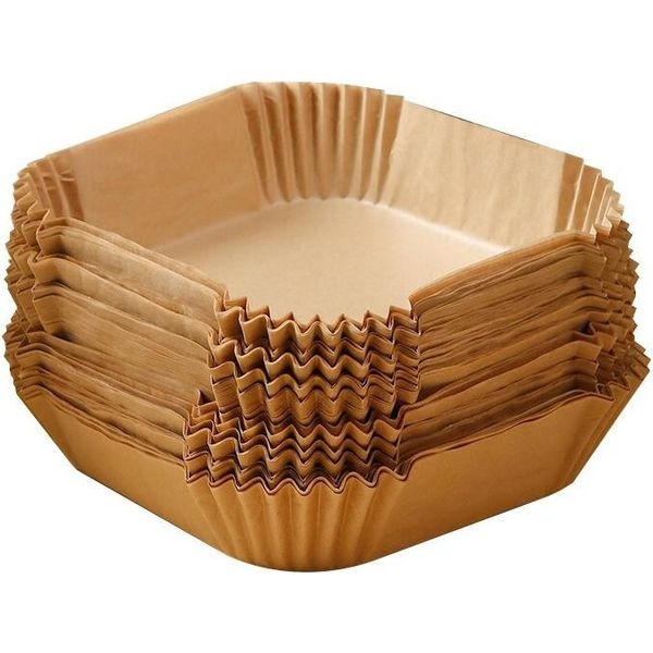 Inf Air Fryer Carta Usa E Getta Per Friggitrici 16 Cm 100 Pz Natura-image