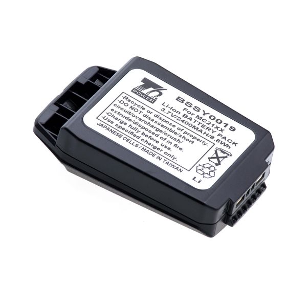 Batteria T6 Power Per Scanner Di Codici A Barre Motorola, Numero Di Parte 82-105612-01, Li-Ion, 3,7 V, 2400 Mah (8,8 Wh), Nero-image