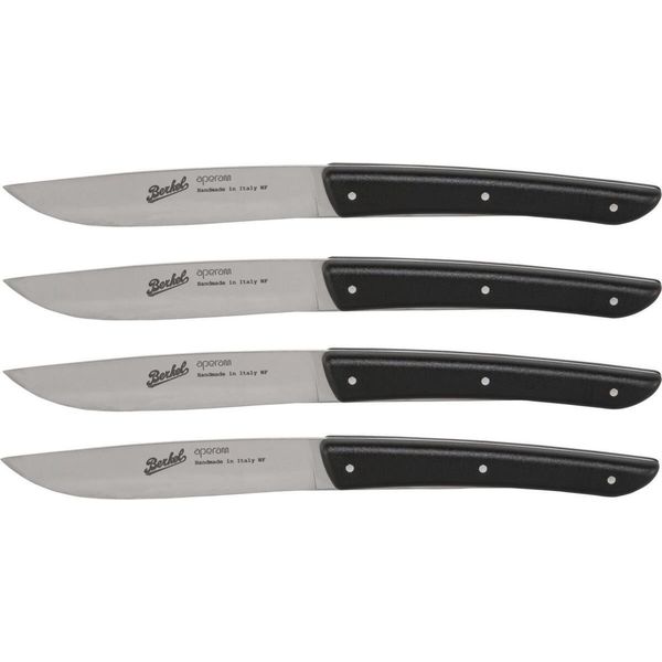 Set Di Coltelli Da Bistecca Berkel 4 Pezzi Colore Nero-image