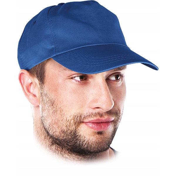 Berretto Da Baseball Protettivo Blu Con Chiusura A Velcro Ideale Per La Decorazione-image