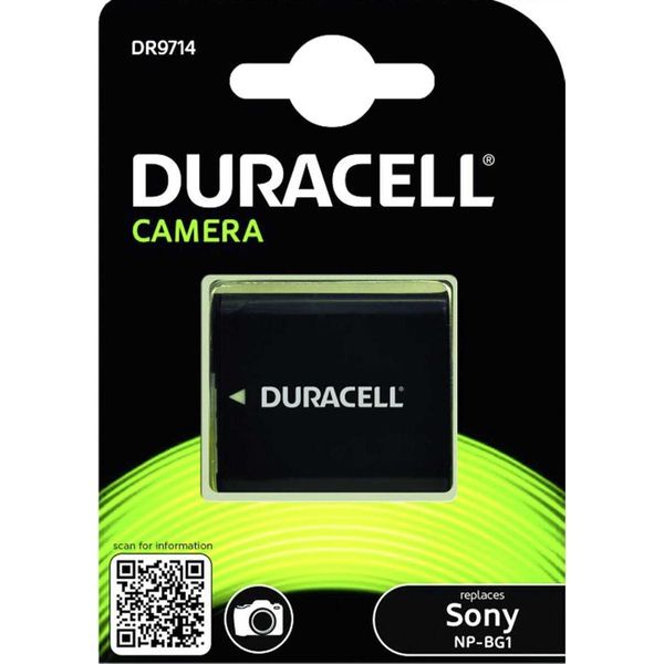 Duracell DR9714 (Sony NP-BG1) Batteria Agli Ioni Di Litio (Li-Ion) Per Fotocamera Digitale, Capacità 900 Mah, Tipo Di Batteria Sony NP-BG1-image