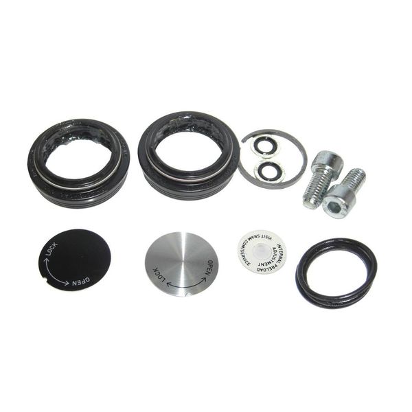 Rockshox 00.4315.032.560 Kit Di Manutenzione Paragon Silver Coil A1 Kit Di Manutenzione Forcella, Basic, Schwarz/Silber (1 Set)-image