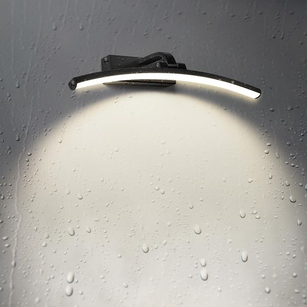 Emke Luce A Led Per Specchio 40 Cm, Ruotabile Di 180°, Nero, Illuminazione Mobile Specchio Bagno, Bianco Neutro 4000K, Lampada Per Specchio Bagno-image