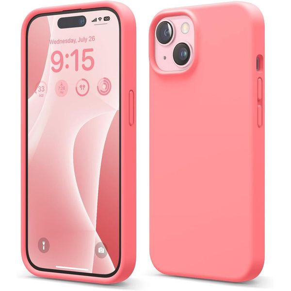 Custodia Elago In Silicone Premium Per Iphone 15 Rosa-image