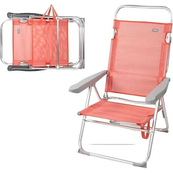 Sedia Da Spiaggia Active Pink 48 X 57 X 99 Cm Multiposizione-image