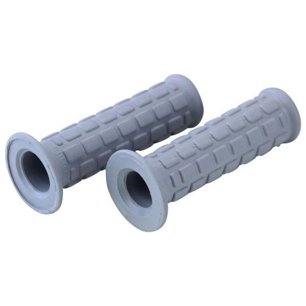 Set Di Gommini Grip Grigio 22/24 Mm Per Ciclomotore Kreidler Puch Hercules ZüNdapp Ciclomotore Mokick Ciclomotore-image